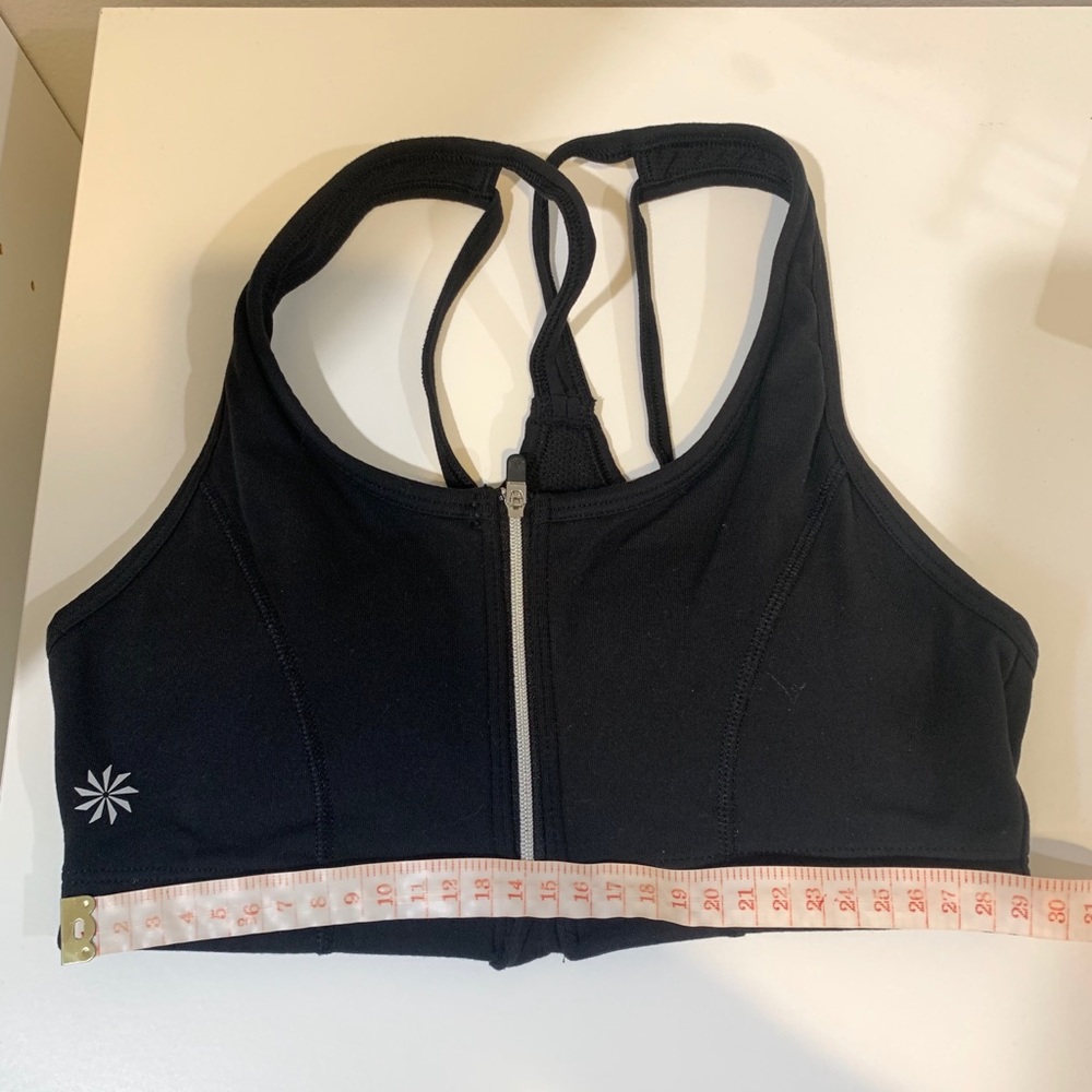 Athleta front zipper sports bra size xs - Picture 6 of 6